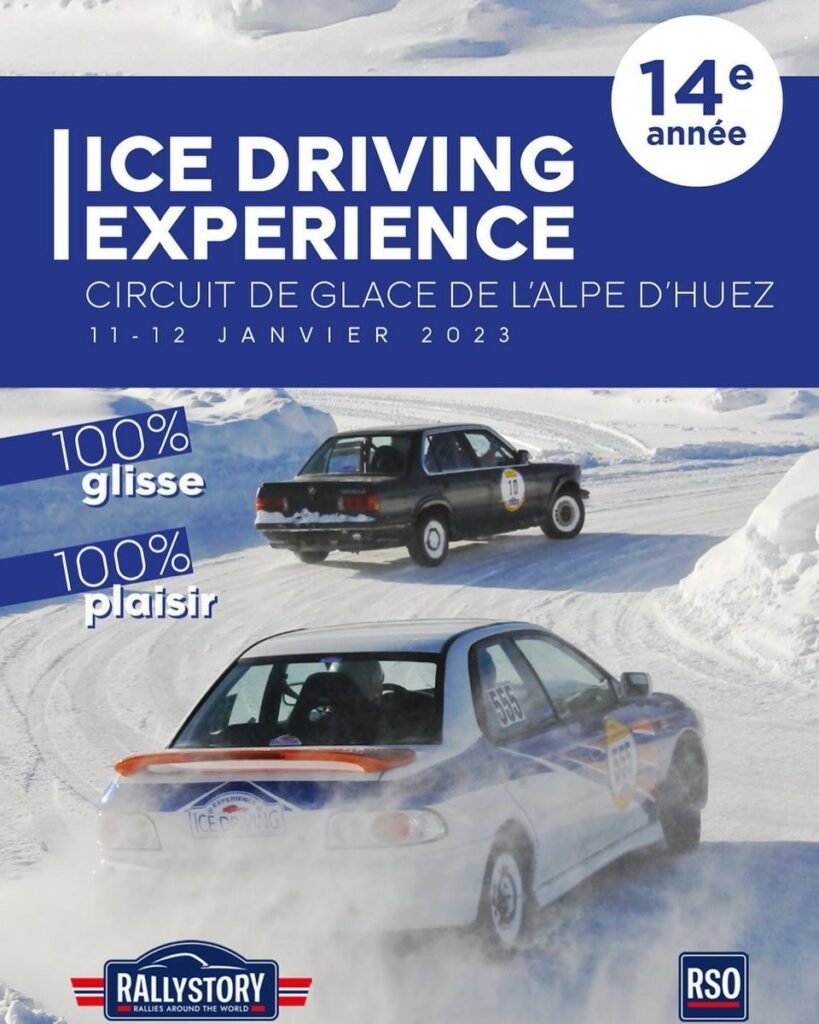 Ice driving experience 2023 alpe d'huez